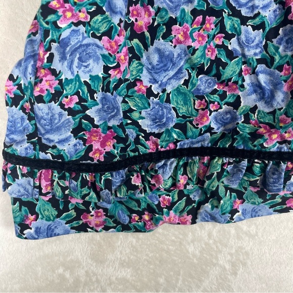 Vintage The Children’s Hour floral prairie dress cottagecore bib collar sz 2t - Picture 4 of 9